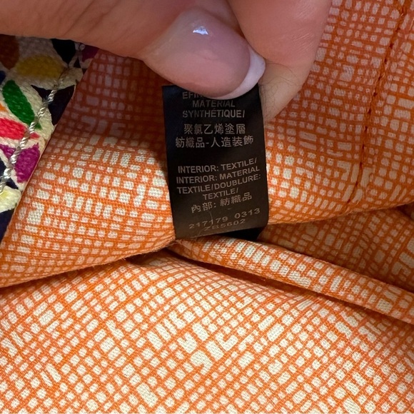 FOSSIL KEYPER CROSSBODY PURSE MULTICOLOR GEOMETRIC BAG ADJUSTABLE SHOULDER STRA… - Picture 5 of 6